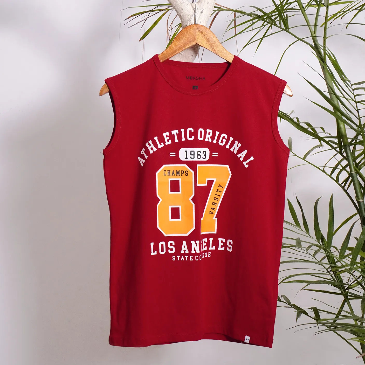 Sleeveless Tee With Graphic Print