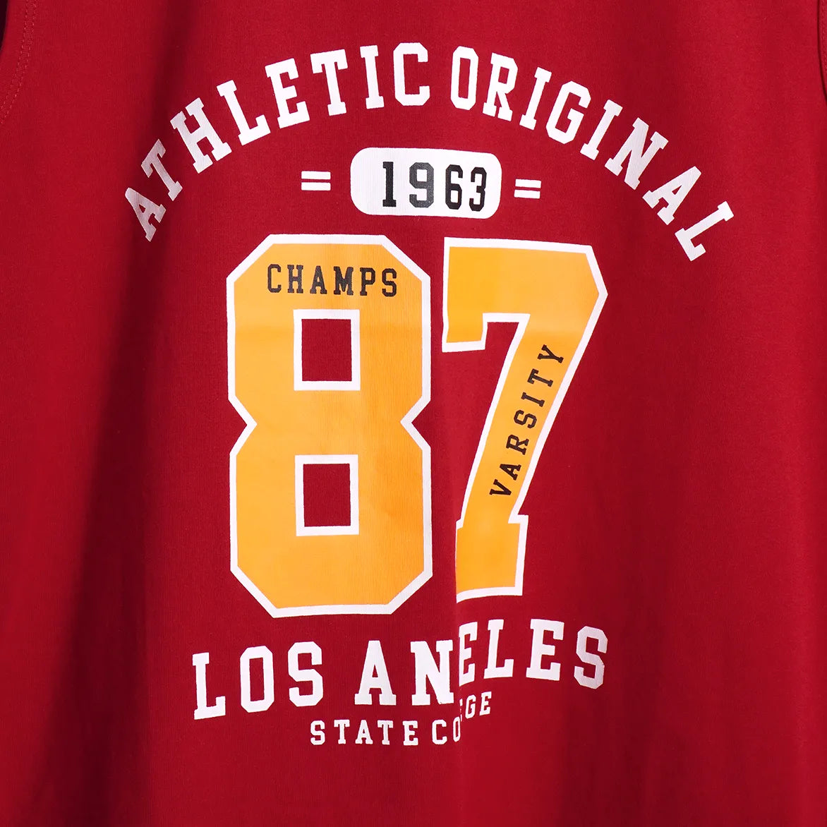 Sleeveless Tee With Graphic Print