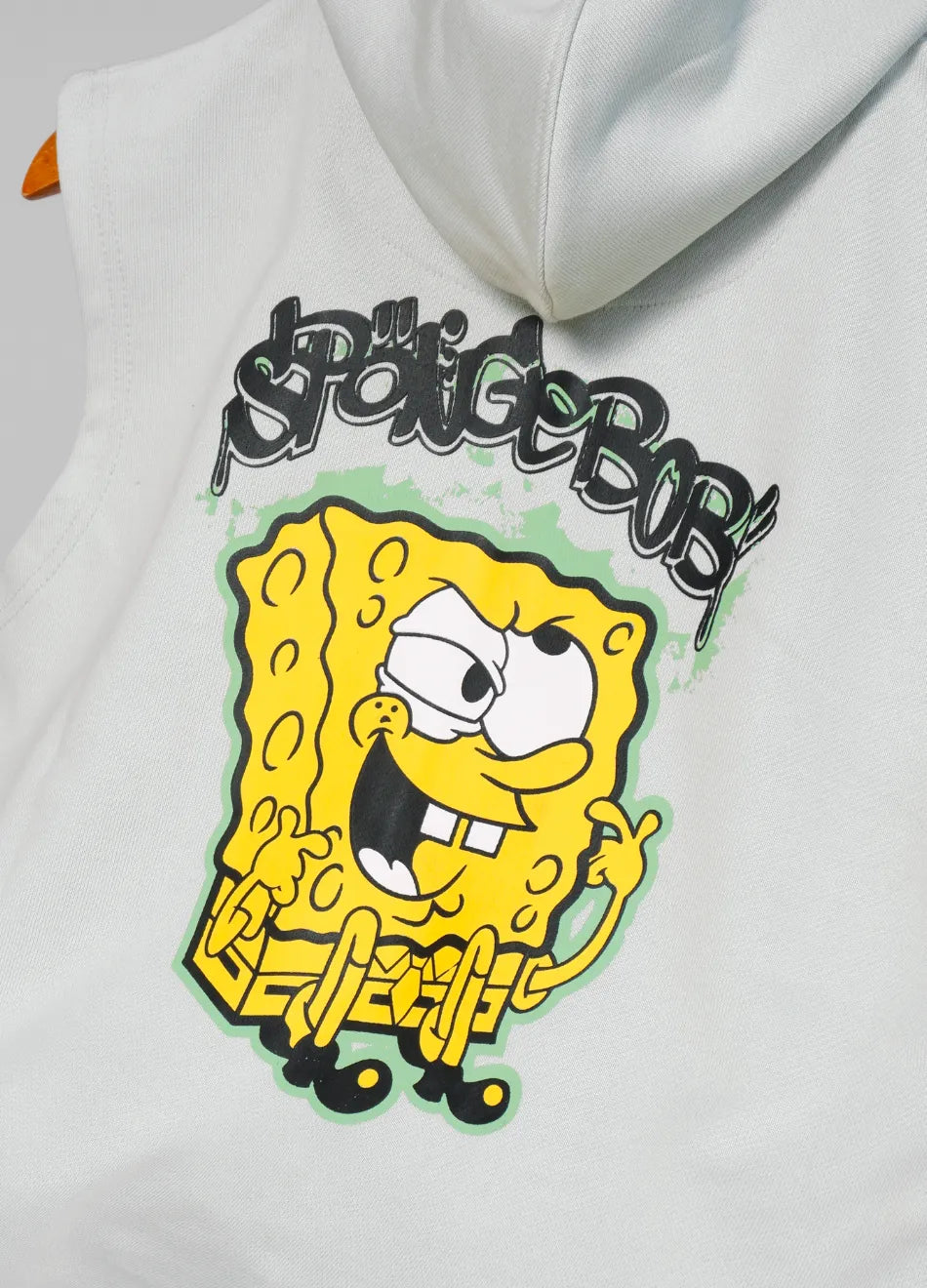 MEN SPONGEBOB SLEEVLESS HOODIE