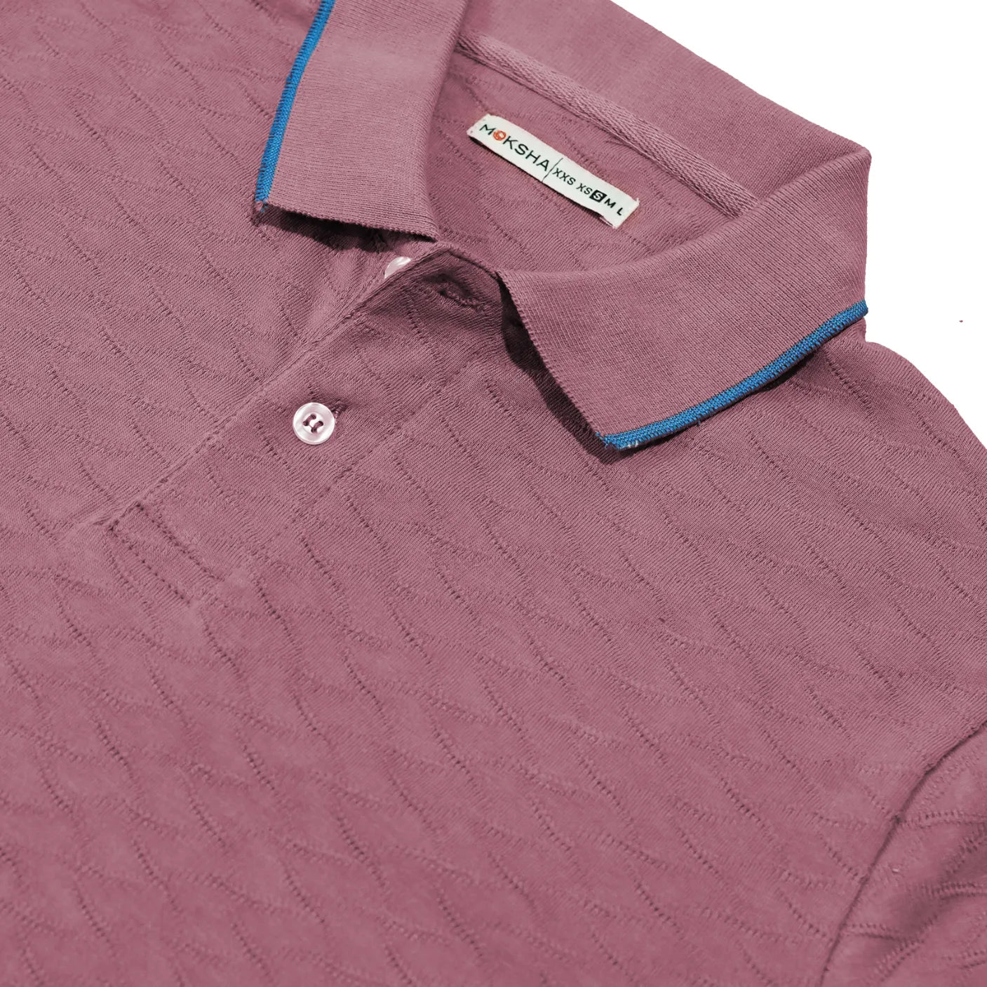 Mens Jacquard Polo Shirt