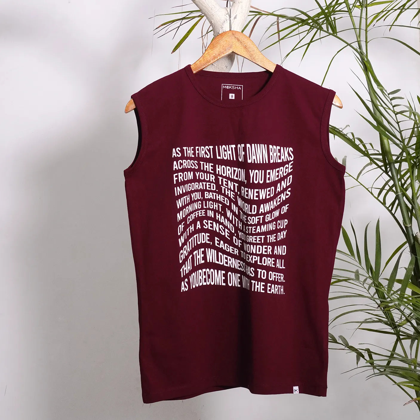 Sleeveless Tee With Graphic Print