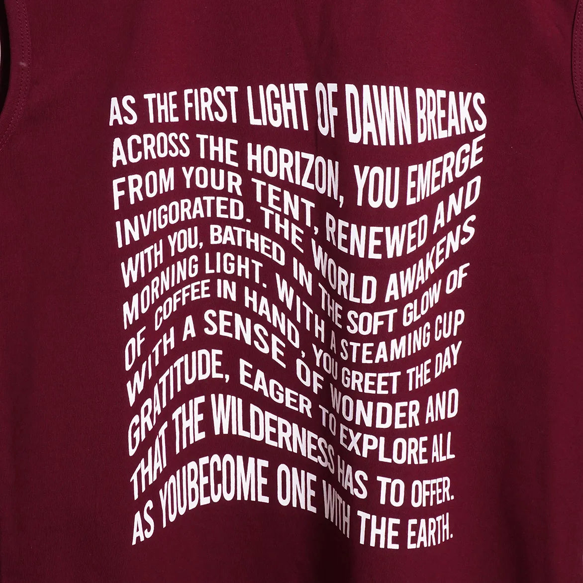 Sleeveless Tee With Graphic Print