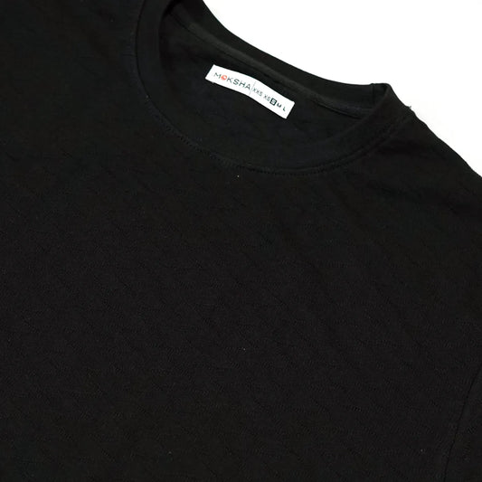 Textured Fit Basic T-Shirt