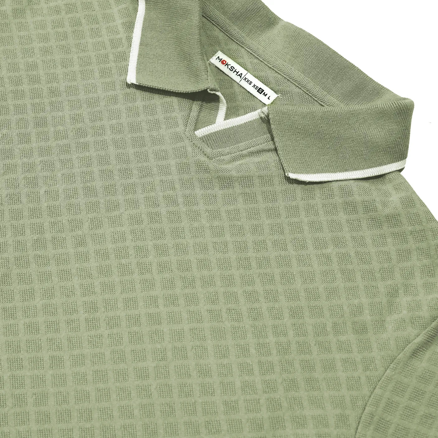 Mens Jacquard Polo Shirt