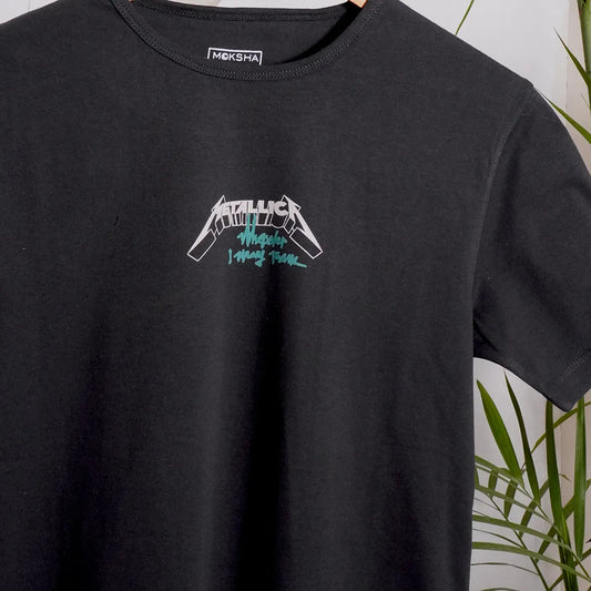 Men Crew Neck T-Shirt with Graphic Print