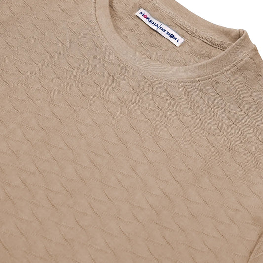 Textured Fit Basic T-Shirt
