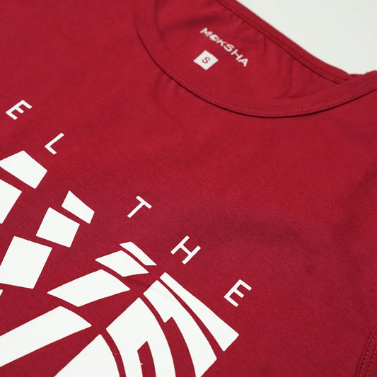 Sleeveless Tee With Graphic Print