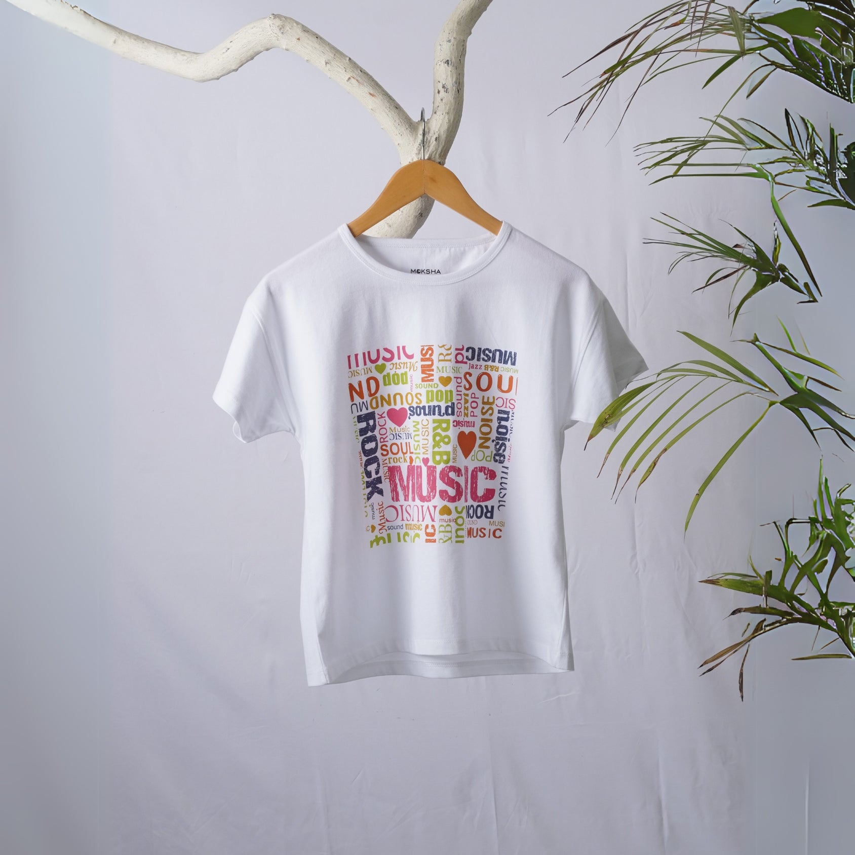 Women Music Basic Graphic Tee