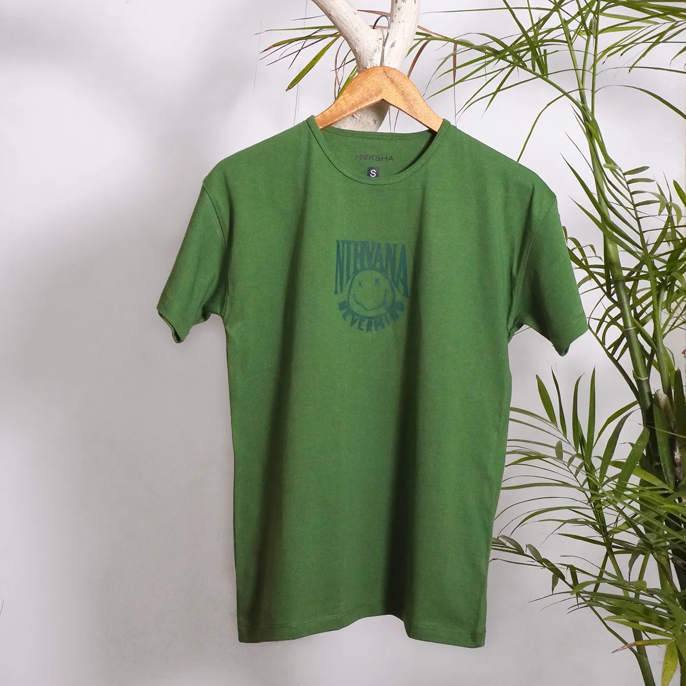 Men Crew Neck Oversize T-Shirt with Graphic Print