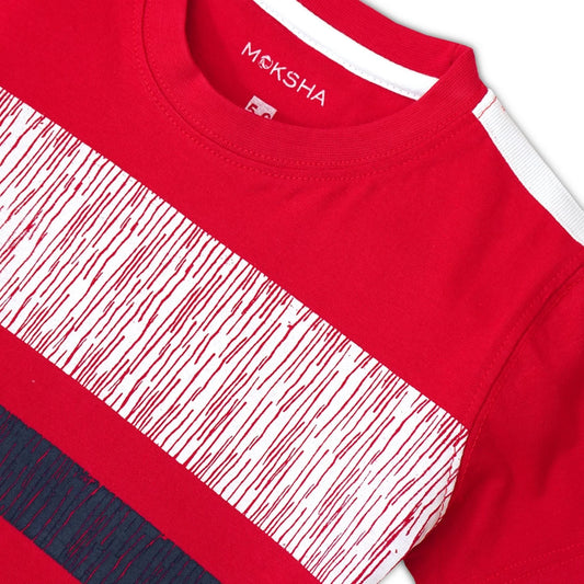 BOYS Crew Neck T-Shirt with Graphic Print