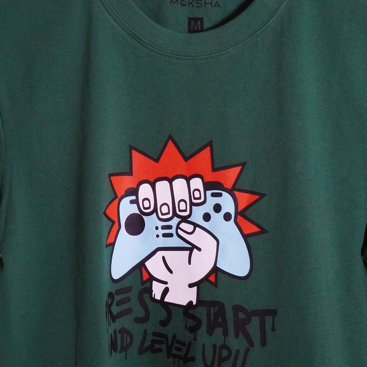 PRESS START GAMERS TEE