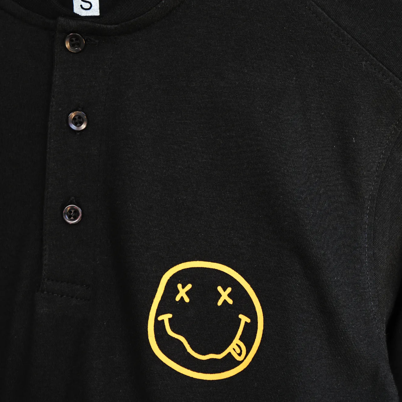 FULL SLEEVE PRINTED HENLEY