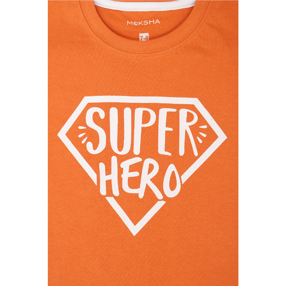 BOYS Crew Neck T-Shirt with Graphic Print