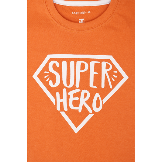 BOYS Crew Neck T-Shirt with Graphic Print
