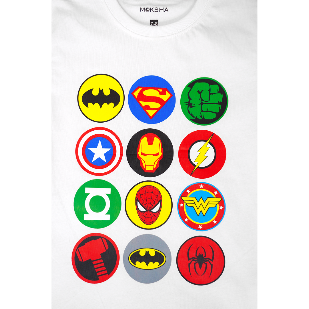 BOYS Crew Neck T-Shirt with Graphic Print
