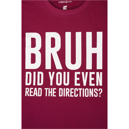 BOYS Crew Neck T-Shirt with Graphic Print