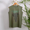 Sleeveless Tee With Graphic Print