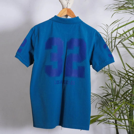 BASIC POLO WITH GRAPHIC PRINT