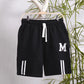 BOYS SHORT WITH WHITE STRIPES AND PANEL
