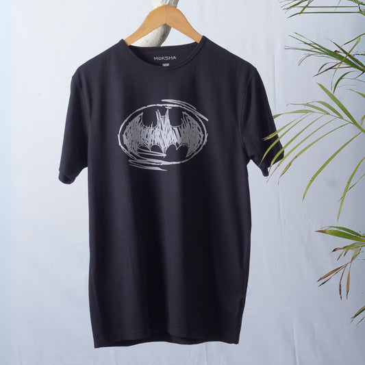 Men Crew Neck T-Shirt with Graphic Print