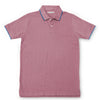 Mens  Jacquard Polo Shirt