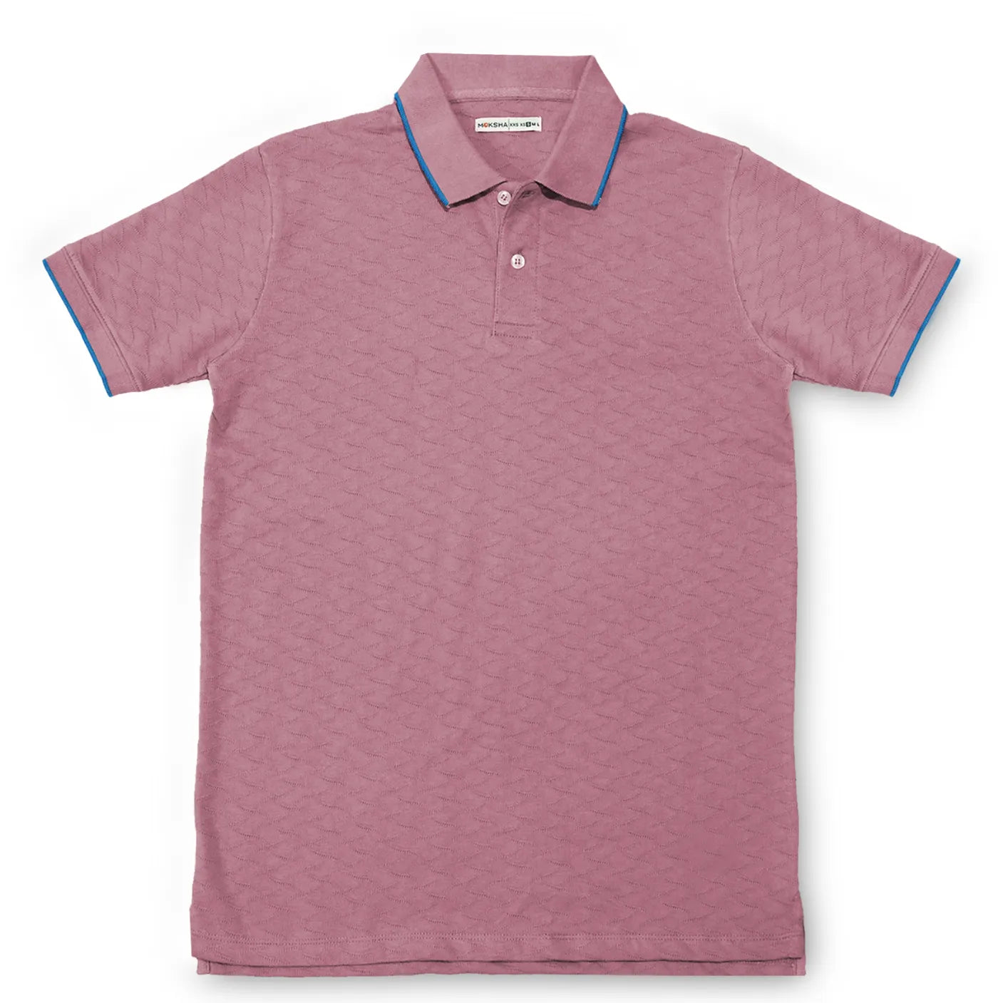 Mens  Jacquard Polo Shirt