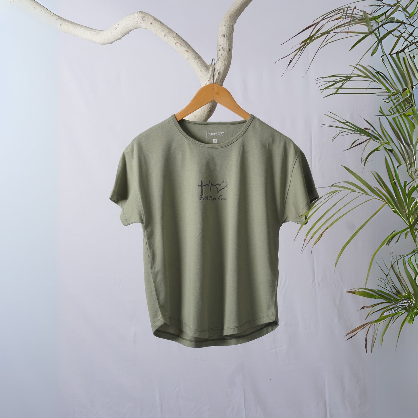 Faith Hope Love Women Basic Graphic Tee