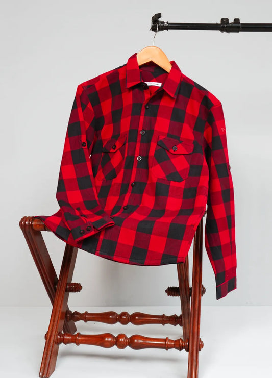 CHECKERED SHIRT WITH POCKET