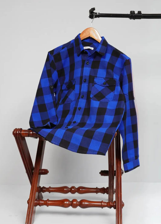 CHECKERED SHIRT WITH POCKET