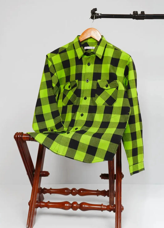 CHECKERED SHIRT WITH POCKET