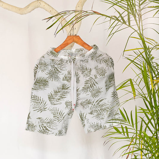 PRINTED TERRY SHORTS