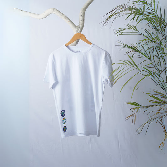 Men Crew Neck T-Shirt with Graphic Print