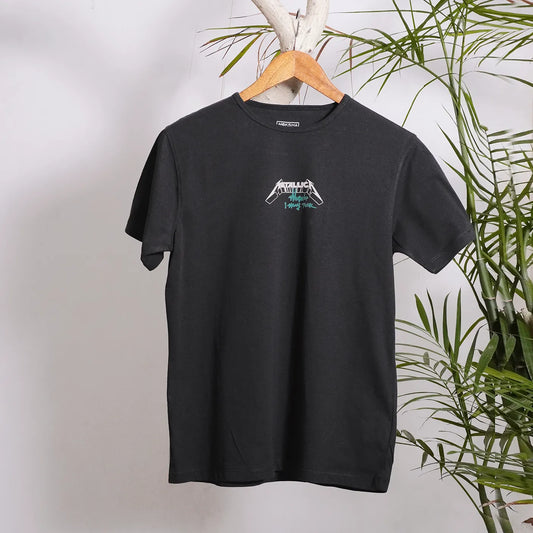 Men Crew Neck T-Shirt with Graphic Print