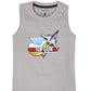 BOYS SLEEVELESS T-Shirt with Graphic Print