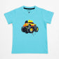 BOYS Crew Neck T-Shirt with Graphic Print