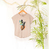 Petal Pink Bold Women Graphic  Print Tee