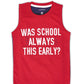 BOYS SLEEVELESS T-Shirt with Graphic Print