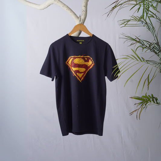 Men Crew Neck T-Shirt with Graphic Print