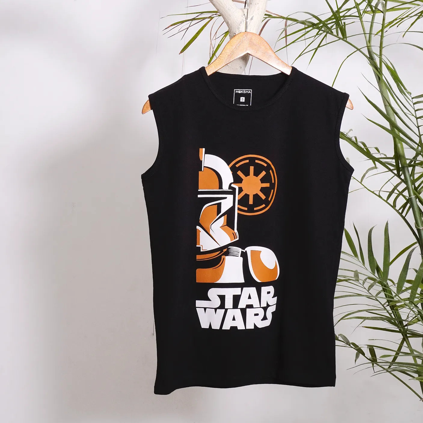 Sleeveless Tee With Graphic Print