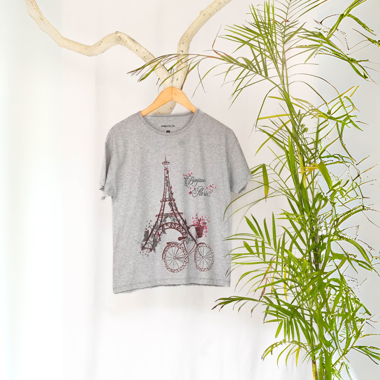 Banjour Paris Women Basic Graphic Tee