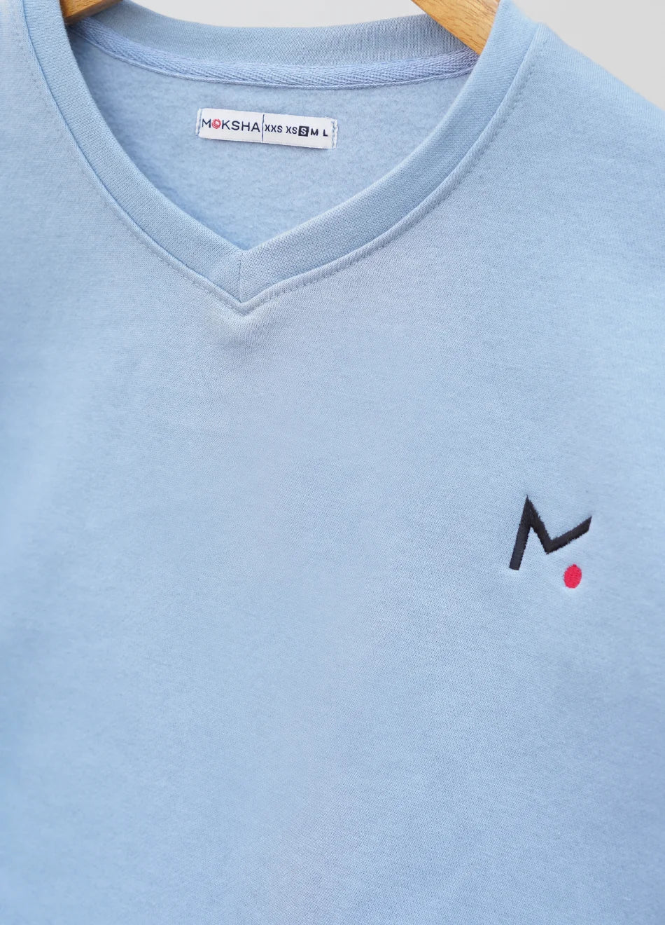 WOMEN BASIC SWEATSHIRT WITH MOKSHA LOGO