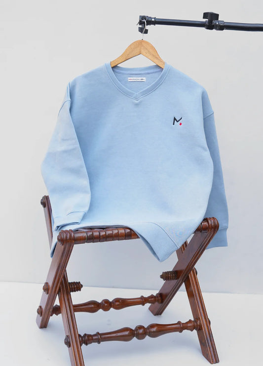 WOMEN BASIC SWEATSHIRT WITH MOKSHA LOGO