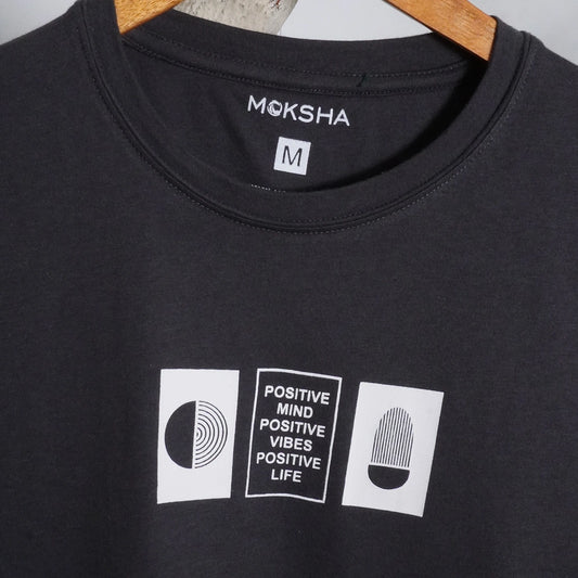 POSITIVE MIND SLOGAN TEE