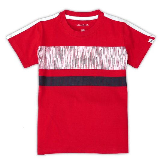 BOYS Crew Neck T-Shirt with Graphic Print