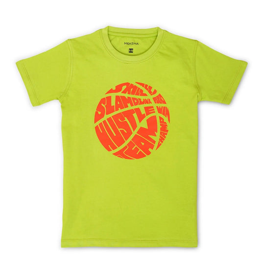 BOYS Crew Neck T-Shirt with Graphic Print