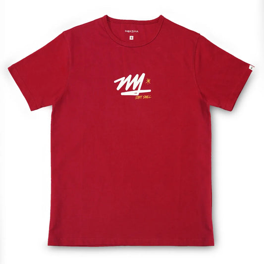 Men Crew Neck T-Shirt with Graphic Print