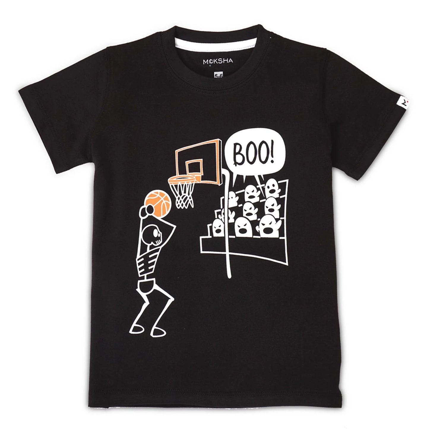 BOYS Crew Neck T-Shirt with Graphic Print