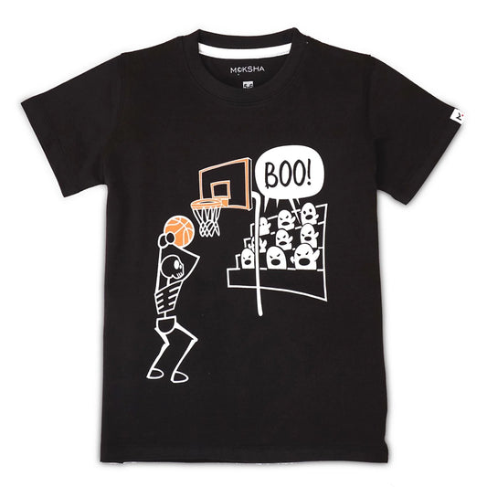 BOYS Crew Neck T-Shirt with Graphic Print