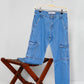 MEN BAGGY CARGO JEANS