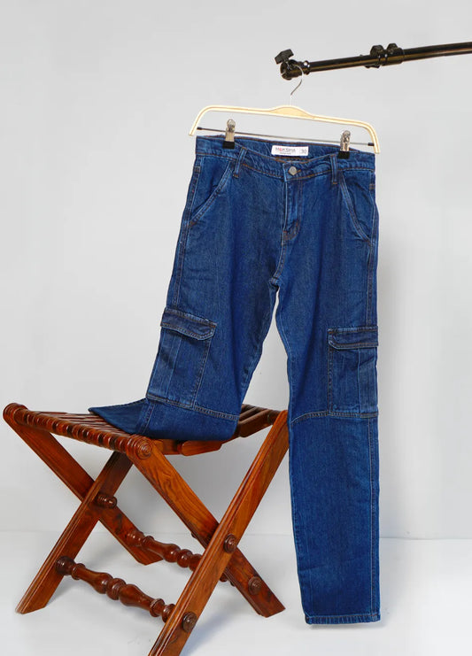 MEN BAGGY CARGO JEANS